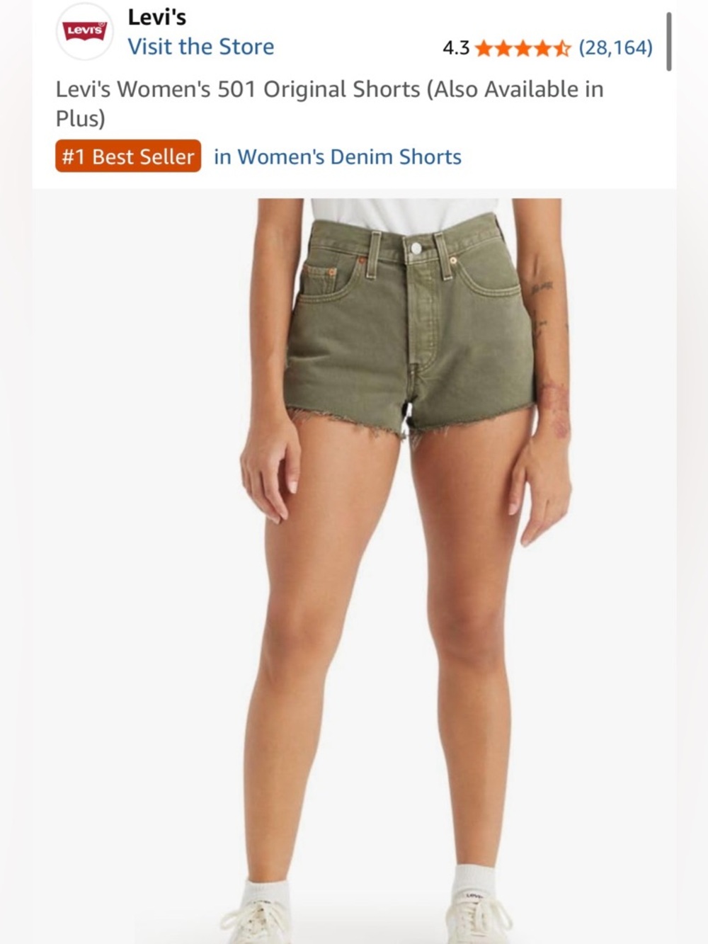 Levi’s 501 short size 27